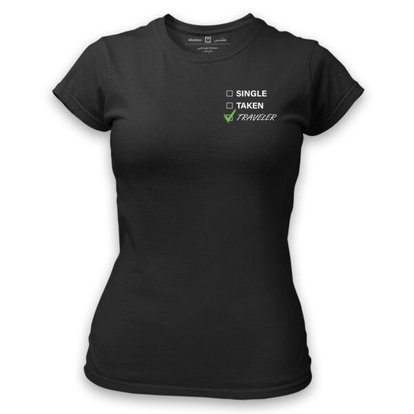Single, Taken, TRAVELER, Women T-Shirt Thumbnail